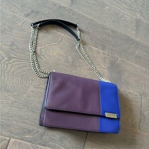 Elegant Purple and Blue Women's Bag